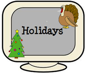 holiday computer graphic