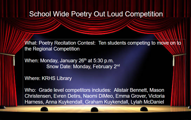 Poetry Out Loud